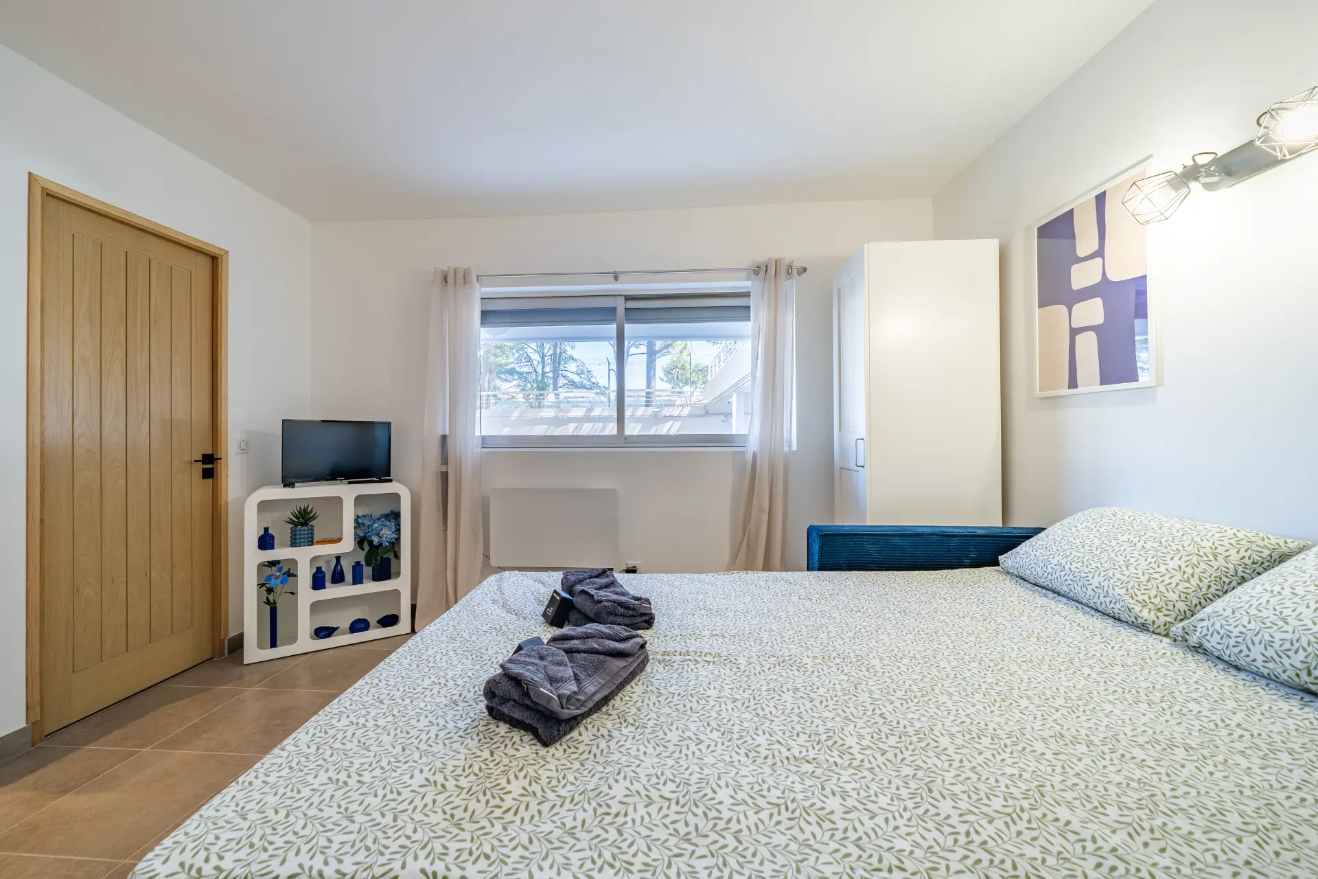 Conciergerie Airbnb à Roquefort-les-Pins 3 Chambre préparée avec linge hôtelier et serviettes